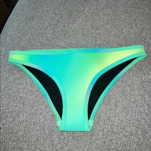 HOAKA SWIMWEAR. This is the blue gradient bottoms in a small